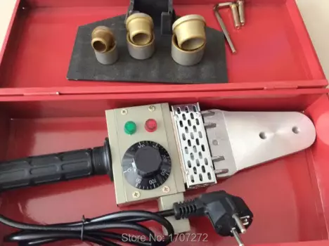 Бутиковый сантехник инструменты для сварки пластика 20-32 мм 220 в 600 Вт контроль температуры ppr сварочный аппарат для сварки пластиковых труб