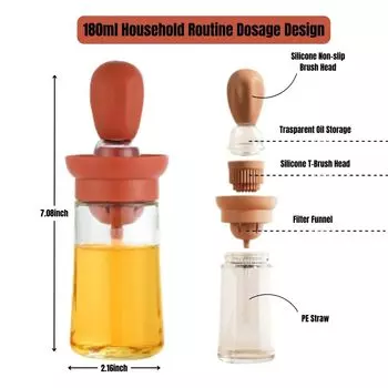 Бутылка-дозатор масла с кисточкой Nike