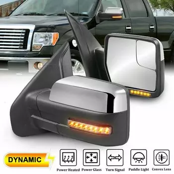Буксировочные зеркала с подогревом для Ford F150 F-150 Truck 2007 2008 2009 2010 2011 2012-2013