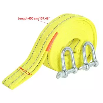 Буксировочный трос, крюк, 4 м, 5 тонн