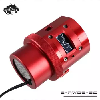 Bykski B-NWD5-SC водяной охлаждающий насос с датчиком температуры D5 MCP655 1100L 3,8 M Красный