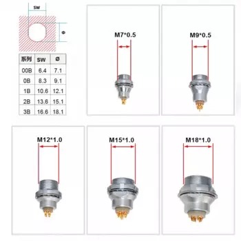 Быстрая бесплатная доставка FGG EGG EEG 0K 1K 2K 4 Pin 5P 6P самозащелкивающийся круглый соединитель