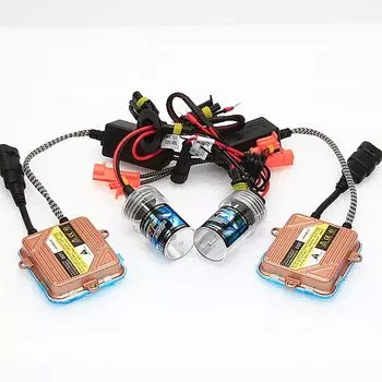 Быстрая яркость 55 Вт 6000K 8000K 10000K мини-балласт 12 В Ксенон H4 Высокий Низкий H11 9005 9006 H7 H1 HID фара