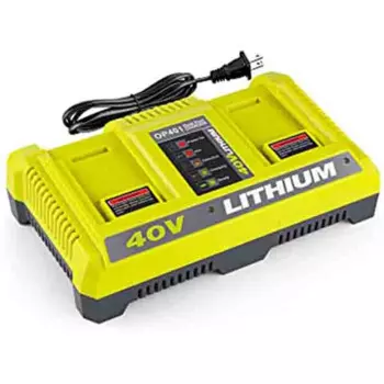 Быстрое двойное зарядное устройство HOT-40V для литий-ионного аккумулятора Ryobi 40 В OP401 OP4040 OP4050A OP4026 Зарядное устройство Ryobi 40 В, вилка стандарта США