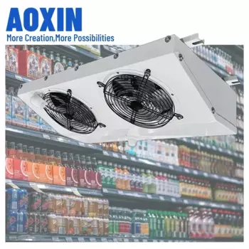 Быстрое охлаждение, ультранизкопрофильный воздушный охладитель, конденсаторный испаритель для коммерческого холодильника, морозильной камеры