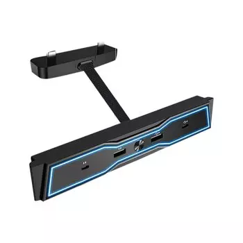 Быстрое зарядное устройство для Tesla Model 3 Y 2021 2022 27 Вт Быстрое зарядное устройство USB-шунтирующий концентратор Док-станция Автомобильный адаптер Расширение разветвителя мощности