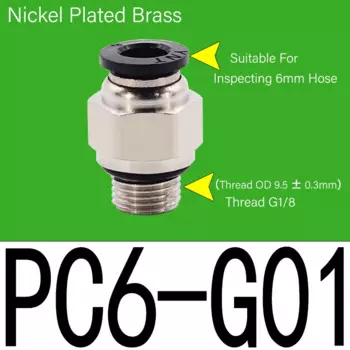 Быстроразъемный пневматический коннектор для ПК, черный коп, G-резьба, 1/8 дюйма, 1/4 дюйма, 3/8 дюйма, 1/2 дюйма, Bsp, внешняя цинковая резьба, коннектор для воды и воздуха