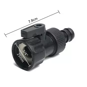 Быстроразъемный соединитель для шланга UP-CLOUD, черный, пластик