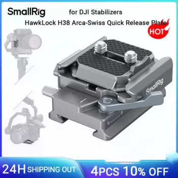 Быстросъемная пластина SmallRig HawkLock H38 Arca-Swiss для стабилизаторов DJI RS 4/RS 4 Pro/RS3/RS 3 Pro/RS 3 Mini/RS 2/RSC 2-4639