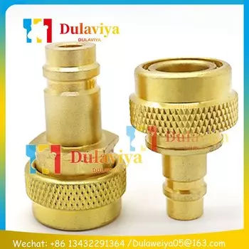 Быстросъемный адаптер переменного тока R134a R1234yf, регулируемый комплект для преобразования, коннектор высокого и низкого напряжения, система охлаждения кондиционера