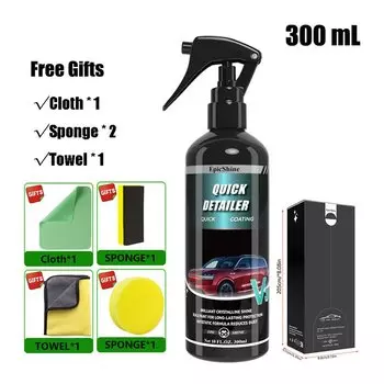 Быстрый детали и покрытие Керамическое нанопокрытие Ремонт Высокая защита Автокраска Покрытие окон Автомобильный воск Полировка Уход