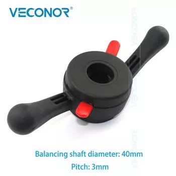 Быстрый гайка, балансировочный Быстрый гайка, диаметр 40 мм, 3 мм шаг