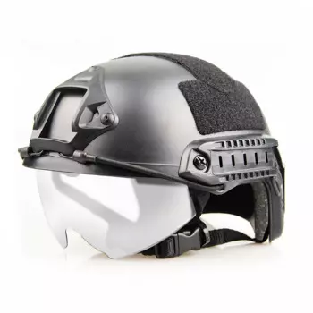 Быстрый Тактический шлем с козырьком Eyeshield NVG крепление для страйкбола пейнтбола охоты военных игр многофункциональные PJ BJ MH типы