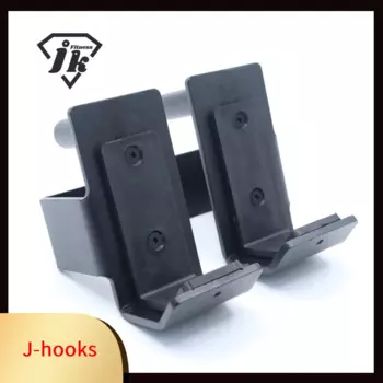 Бытовая стойка для приседаний со штангой, штанга J-Hooks, предохранительный крюк, силовой жим, аксессуары для тренировочного оборудования для фитнеса