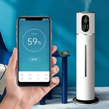 Бытовой увлажнитель воздуха белый