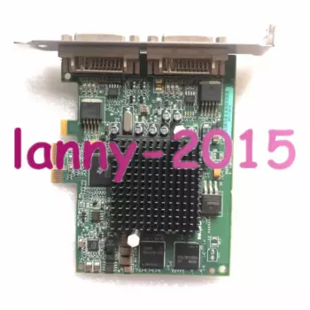 Бывшая в употреблении видеокарта Matrox G550 PCIE 1X с двумя экранами G55-MDDE32F # CZ