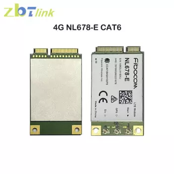 Бывший в употреблении 4G модем, модель CAT6 NL678-E LTE Mini PCIe 3G 4G, модуль для Wi-Fi маршрутизатора, работает в России, Европе, Азии, частотный диапазон B1 B3 B5 B7 B8 B28