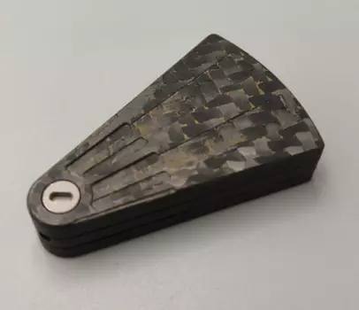 Бывший в употреблении EDC MOT дамасский углеродный вентилятор фиджет-слайдер декомпрессионные игрушки