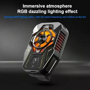 C20 Mobile Phone Freeze Cooler Semiconductor Back-clip Cooling Fan Radiator for IOS Android 3 Gear Adjustable Gaming Accessories