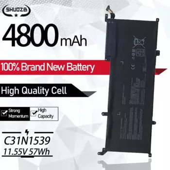 C31N1539 Аккумулятор для ноутбука ASUS ZenBook UX305UA UX305UAB UX306 UX306UA серии C31PN9H 0B200- 01180200 31CP4/91/91 11,55 В 57 Втч