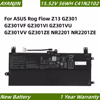 C41N2102 15,52 V 56WH Аккумулятор для ноутбука ASUS Rog Flow Z13 GZ301 GZ301VF GZ301VI GZ301VU GZ301VV GZ301ZE NR2201 NR2201ZE Series
