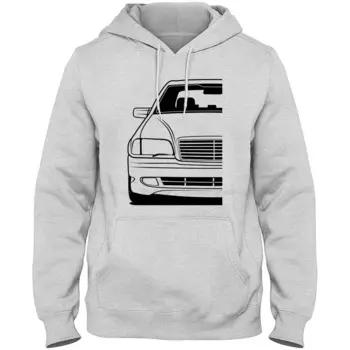 C43 W202 лучший дизайн рубашки 100% хлопок Толстовка C43 W202 автомобиль мир