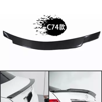 C74 Стиль для Mercedes W204 Amg Спойлер из углеродного волокна 2008 2010 2011 2012 2013 2014 C Class W204 Карбоновый спойлер 4-дверный седан