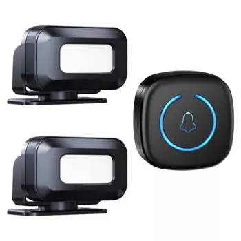 CACAZI ИК беспроводной датчик движения дверной звонок бизнес-входной дверной звонок внутренний детектор движения зуммер США ЕС вилка 60 мелодий