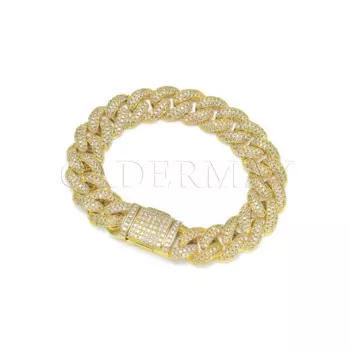 CADERMAY индивидуальные модные украшения 2022 хип-хоп ювелирные изделия 15 мм Пузырьковые цепи S925 Серебряный браслет для мужчин и женщин