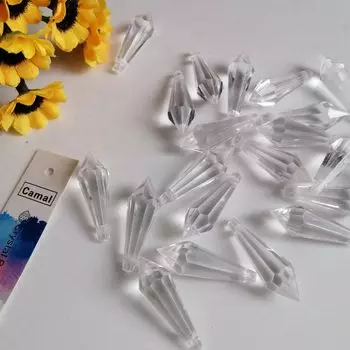 Camal прозрачные акриловые бусины 20 шт.