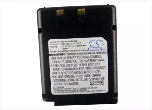 Cameron Sino 1000 мАч аккумулятор для ICOM IC-A22 IC-A22E IC-A3 IC-A3E CM-166 CM-166S двухсторонний Аккумулятор для радио