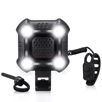 Camluxy Велосипедный звуковой сигнал с фарами 140 дБ