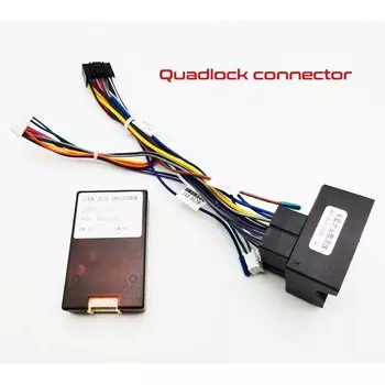 CAN BUS декодер 16-контактный адаптер жгута проводов ISO Quadlock соединительный кабель для Porsche 911 996 Mk2 997 Cayenne E1 Boxster Cayman