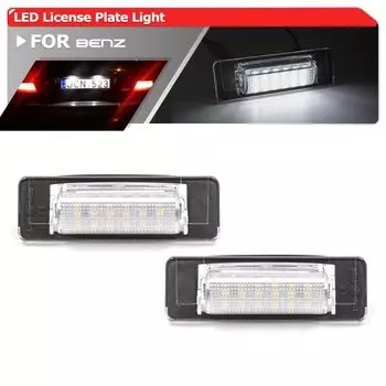 Canbus Автомобильный задний светодиодный номерной знак освещение для Benz W210 E300 E320 E420 W202 4D C230 C280 C43 AMG автомобильные парковочные огни
