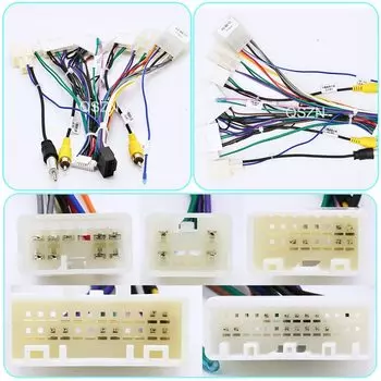 Canbus Box FT-RZ-01 для Toyota Corolla/Camry/CHR/RAV4/LAND CRUISER с кабелем электропроводки и кабелем питания для автомобиля Android