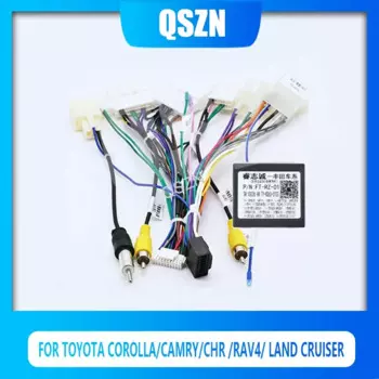 Canbus Box FT-RZ-01 для Toyota Corolla/Camry/CHR/RAV4/LAND CRUISER с жгутом проводов, кабель питания, автомобильное радио Android