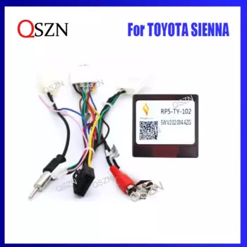 Canbus Box TY-SS-01/RP5-TY-002/RP5-TY-102 для TOYOTA VENZA/SIENNA/AVALON Car Radio Android с кабелем питания