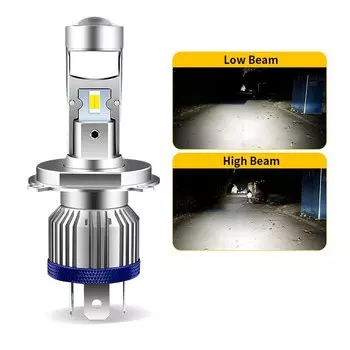 CANbus для Suzuki Boulevard M109R 06-17 H4 HS1 9003, светодиодная линза для мотоцикла, лампа дальнего/ближнего света, супер яркая 6800LM, белая