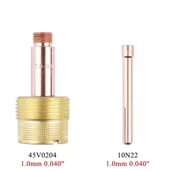 Цанга TIG 1,0/1,6/2,4/3,2/4,0 ММ, корпус газовой линзы 10N22 10N23 10N24 10N25 54N20 45V0204 45V116 45V64 995795 45V64