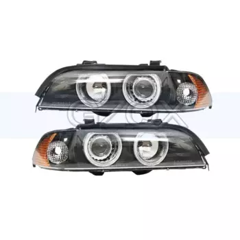 CAPQX пара фар переднего бампера, фара для BMW 5 серии E39 1997-2003, фара автомобиля
