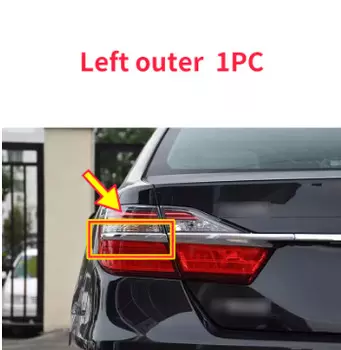 CAPQX задний бампер, накладка на задний фонарь, хромированная накладка, накладка на задний фонарь, накладка на задний фонарь для Toyota Camry 2015 2016 2017