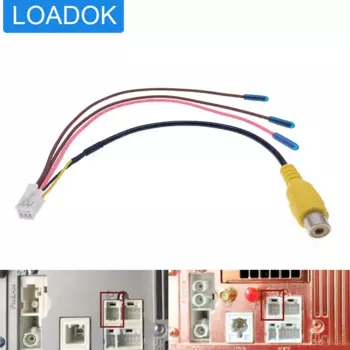 Автомобильный 6-контактный DVD-радиоприемник RCA камера видеовход кабель адаптер проводной разъем для Flyaudio G6S G7 G8 G9 6600 7600 Android навигация