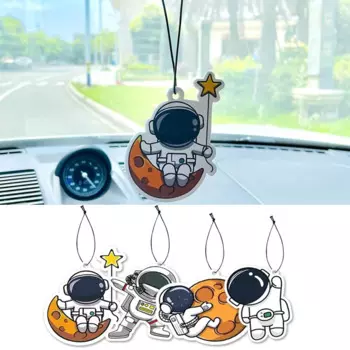 Автомобильный освежитель воздуха, аромат космонавта, чешуйки, духи, хлопок, специи, зеркало заднего вида, кулон, аксессуары для специй, парфюмерные украшения