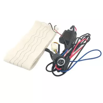 Автомобильный обогреватель рулевого колеса из углеродного волокна, подушечки с подогревом, блок управления с 6-переключателем передач