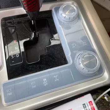 Автомобильная центральная консоль, ручка переключения передач, панель управления, противопылезащитная накладка для Toyota Land Cruiser FJ200 LC200 2016-2020