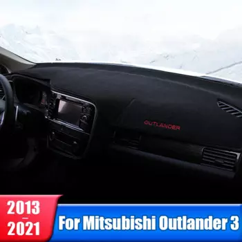 Коврик для приборной панели автомобиля, солнцезащитные ковровые покрытия для Mitsubishi Outlander 3 2013 2014 2015 2016 2017 2018 2019 2020, аксессуары