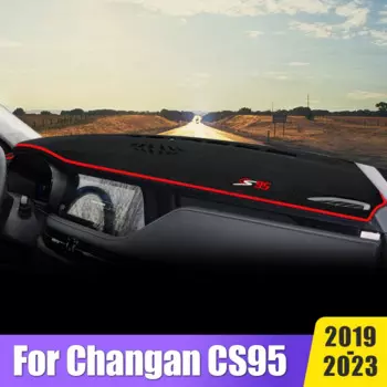 Чехол на приборную панель автомобиля, солнцезащитный козырек, избегайте света, коврик для инструментов, нескользящие аксессуары для Changan CS95 2019 2020 2021 2022 2023