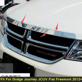 Автомобильный передний капот, решетка, бампер, накладка, подходит для Dodge Journey JCUV Fiat Freemont 2012 2013 2014 2015, аксессуары