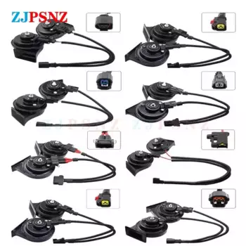 Автомобильный звуковой сигнал, адаптер для динамика, косичка, розетка, две специальные линии, жгут проводов звукового сигнала, женская и мужская вилка, переходная розетка звукового сигнала