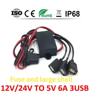 Kangwobei DC/DC Converters автомобильный преобразователь 12В/24В в 5В